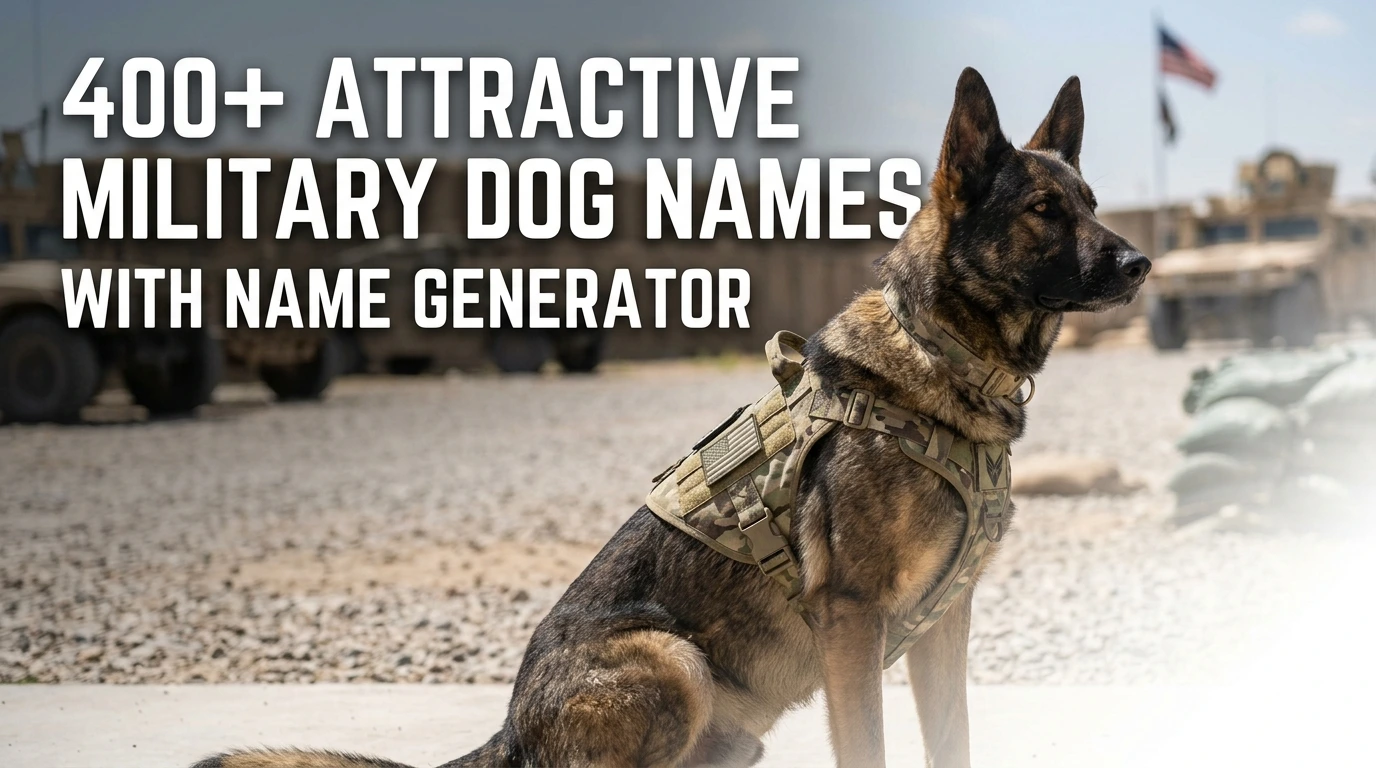 attractive-military-dog-names